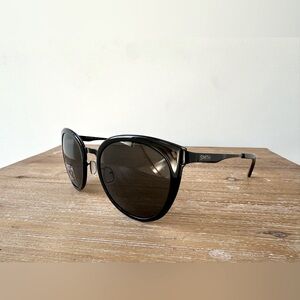 NIB | SMITH | Black Somerset Sunglasses with Gray Carbonic Lens